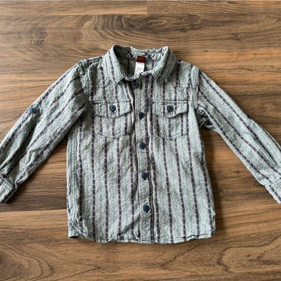 TEA COLLECTION Boys Button Up Shirt sz 4 - Picture 1 of 6